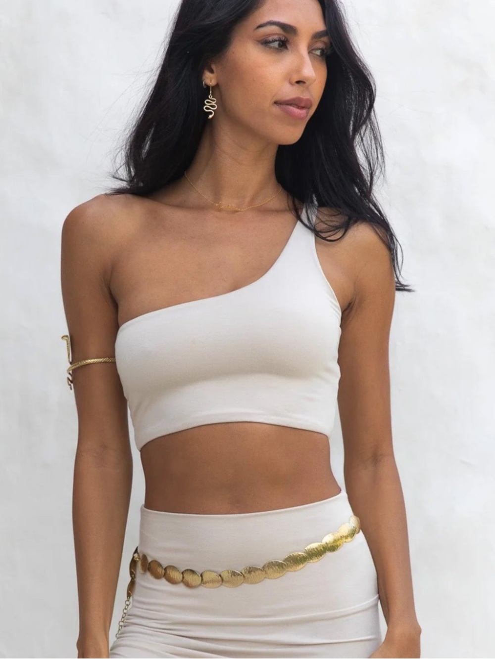 Royal Codes Zahra Top Handmade Sandy Pearl Small NWT
